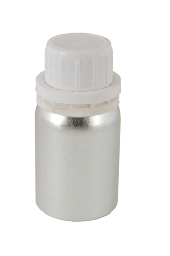 50ml Aluminium Bottles - 25ml Capacity, Silver Color, Round Shape | Lightweight, Leak-Resistant, Reusable with Narrow Flip Top Lid