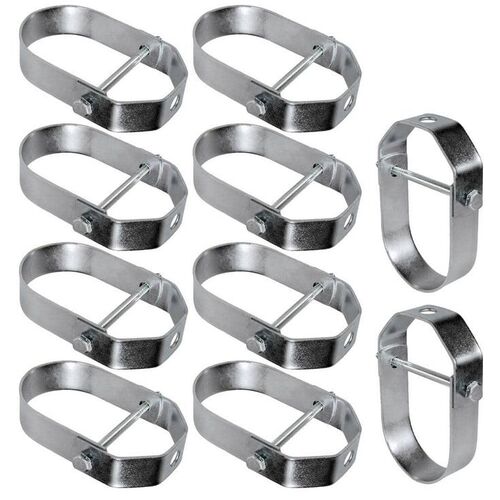 Clevis Hanger - Stainless Steel Standard Size Silver Color | Adjustable Outdoor Type Water and Corrosion Resistant Hot Rolled Galvanized Finish