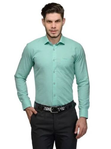 High Design Mens Sky Blue Formal Shirt