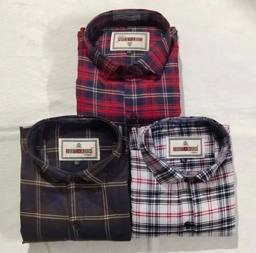 Mens Checks Shirt