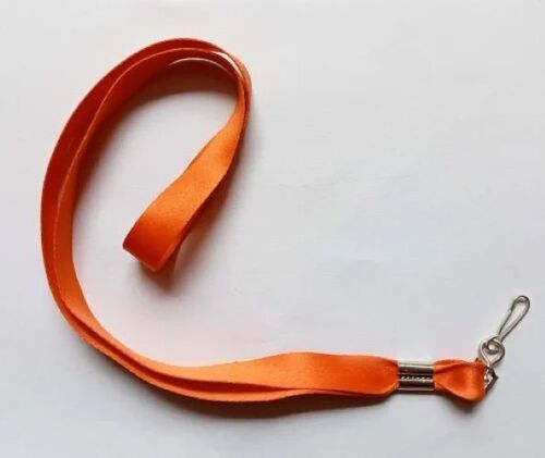 Orange School ID Card Lanyard