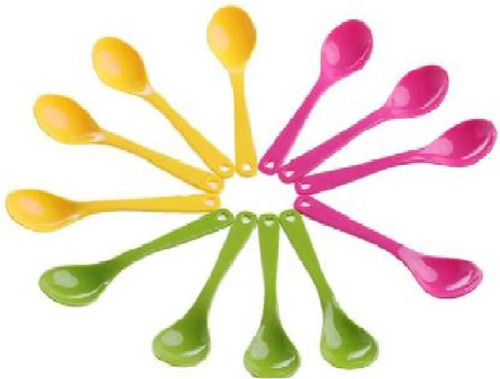 Plastic Spoon Set - Color: Multi