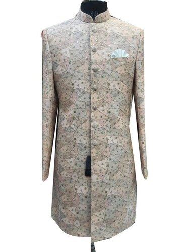 Embroidered Wedding Sherwani - Color: Na