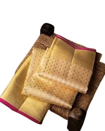 Kanchipuram Silk Saree - Pure Silk, Plus Size Options Available, Golden with Intricate Zari Work, Heavy Pallu, Broad Borders, Vibrant Colors, Traditional Motifs, Luxurious Feel