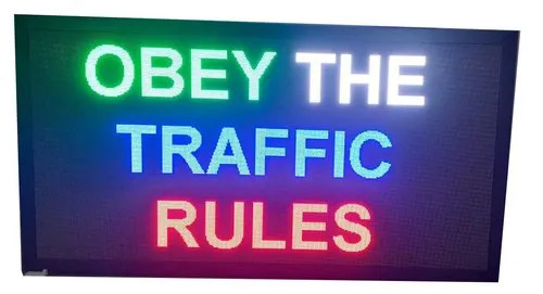 LED Sign Board - Multicolor, Standard Size, Higher Shock Resistance | High Efficiency, Energy Efficient, Easy to Install