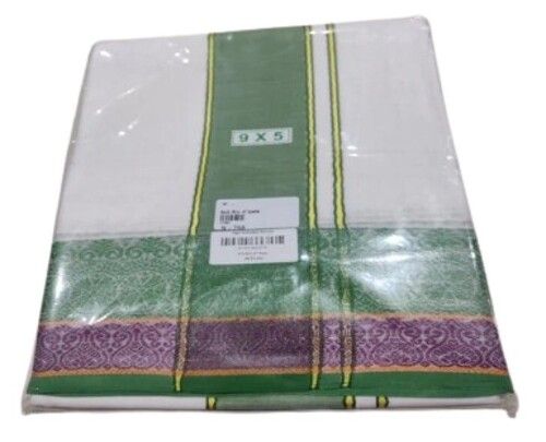 Men White Cotton Lungi