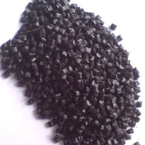 Nylon 66 Glass Filler Plastic Granules - Industrial Grade, Black Color | Recycled, Eco Friendly, For Plastic Industry