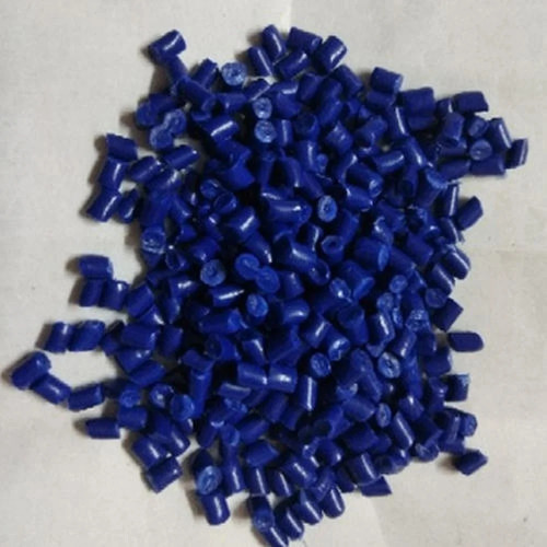Plastic Blue Polypropylene Granules - Recycled Eco-Friendly PP Industrial Grade Material | Blue Color, Ideal for Plastic Industry