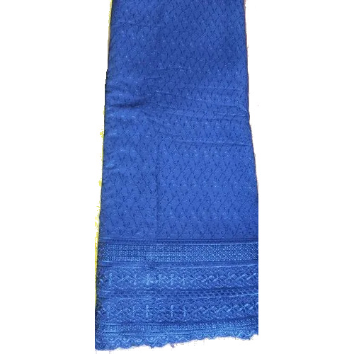 Rayon Full Chikan Embroidery Fabric