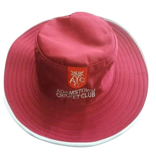 Red Round Men Hat