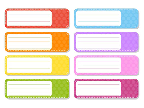 Adhesive Stickers - Paper Material Standard Size Multiple Color Options | Lightweight Single Sided Customizable Shapes Water Resistant