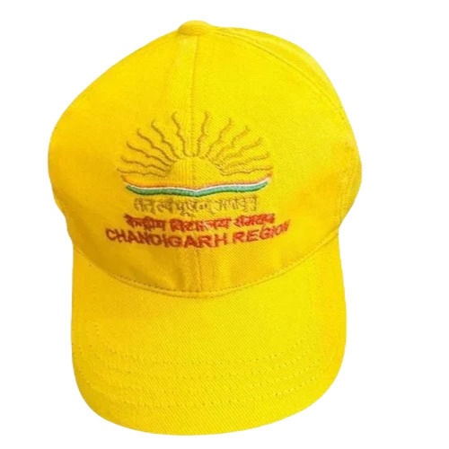 Yellow Cotton Promotional Cap