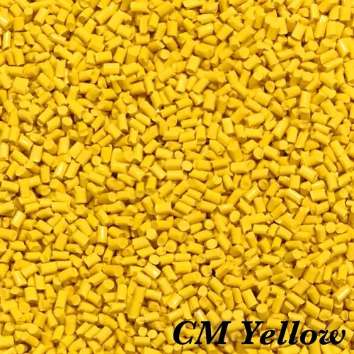 ABS Cm Yellow Granules - Industrial Grade, ABS Plastic Material | Eco-Friendly, Recycled, Perfect for Plastic Industry Applications