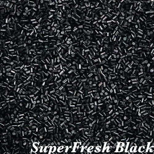 ABS Super Fresh Black Granules - Industrial Grade, Eco-Friendly Recycled ABS Plastic | High-Quality Black Granules for Plastic Industry