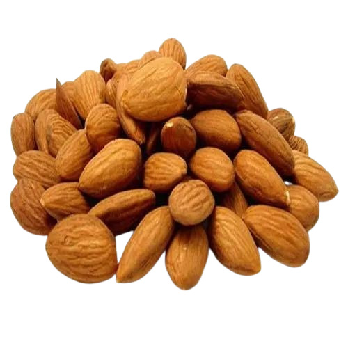 Dried Almond Nuts - Standard Size, Brown Color | Natural Flavor, 100% Pure, Very Good Quality, Good for Health, Shelf Life: 1 Year