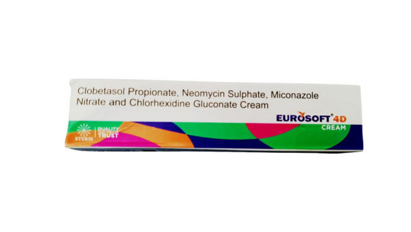 Clobetasol Propionate 0.5% w/w, Neomycin Sulphate 0.50%w/w, Miconazole Nitrate 2.00%w/w, Chlorhexidine Gluconate 0.20%w/w, Chlorocresol 0.10%w/w Cream