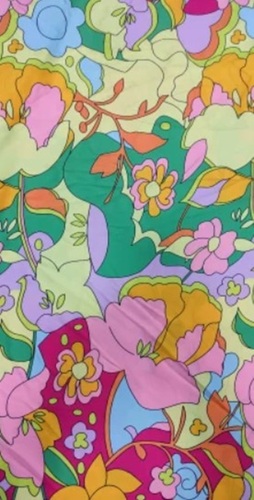 Digital Printed Micro Polyester Fabric - 100% Polyester, 70 Gsm | All-season Usage For Apparel, Upholstery & Home Furnishings