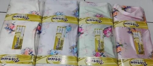 Japan Satin Digital Printed Fabric - 100% Satin, 44-45" Width, Multi Color, 20 MTR Cut, Printed Design | Soft Texture, Versatile Usage