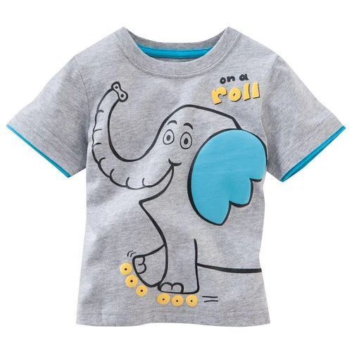 Kids Half Sleeve T-Shirt - Cotton, XXS, S, M, XXL | Premium Quality, Breathable Fabric, Comfortable Fit, Soft Texture, Anti UV, Water Proof, Cool Dry, Plus Size, Modern Printed Design