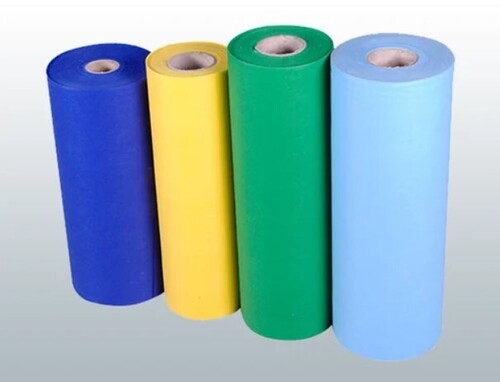 Laminated Non Woven Fabric Roll - Polypropylene, Multi Color, Waterproof | Plain Texture For All Seasons, Chemical Bonding Options