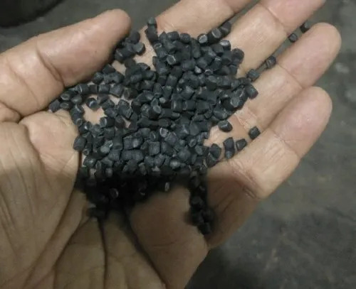 LD Black Granules - LDPE Industrial Material, Black Color | Recycled and Eco-Friendly for Plastic Industry Applications