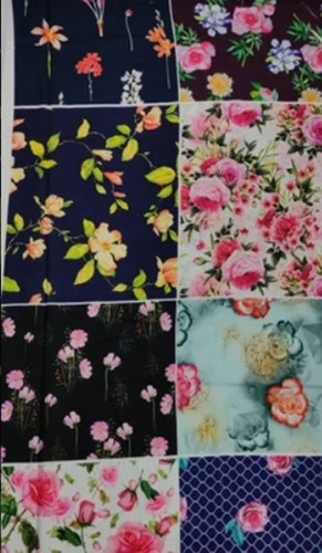 Polyester Muslin Digital Print Fabric