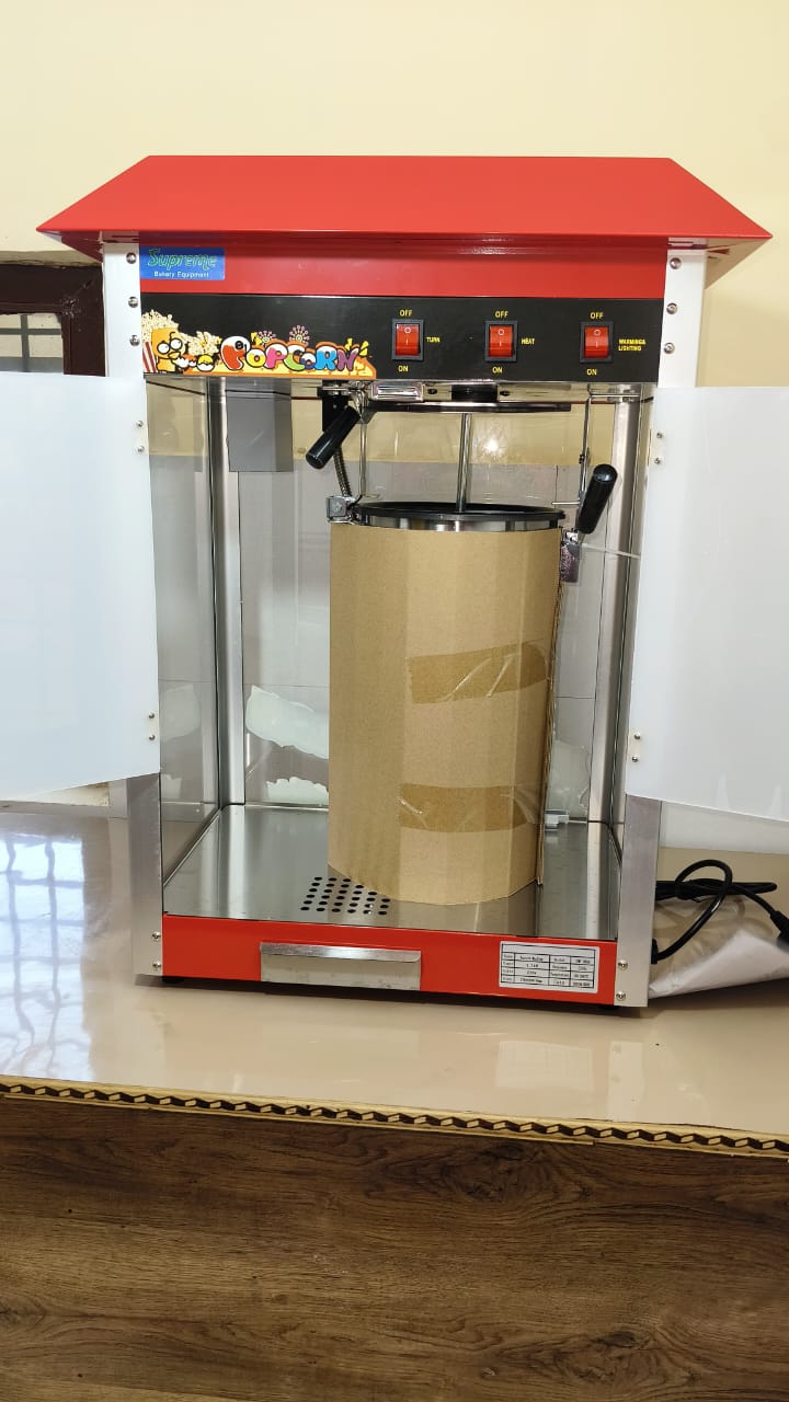 Pop Corn Machine - Durable Electric Model, Automatic High Efficiency for Commercial Use