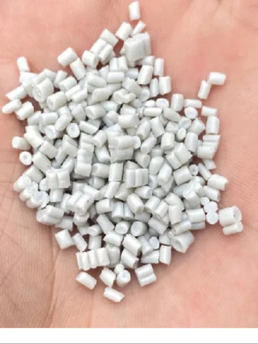 PP Milky Silver Granules - PP Material, Industrial Grade, Milky Silver Color | Eco-Friendly Recycled Plastic Granules for Industry Applications