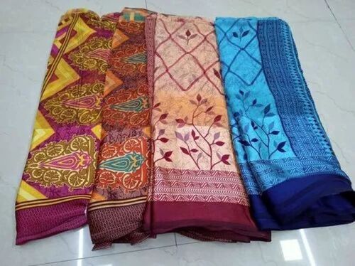 Whiteless Saree - Cotton, Printed, Elegant Drape, Sheer Texture, Different Colors | Shimmering Sequins, Intricate Detailing, Soft Feel