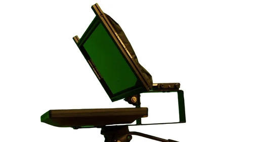 Community Broadcasting Teleprompter - 17 Inch 1024x600 Panel, 16:9 Aspect Ratio, 180° Viewing Angle, Adjustable Screen