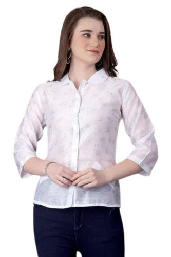 Ladies Floral Printed Shirt