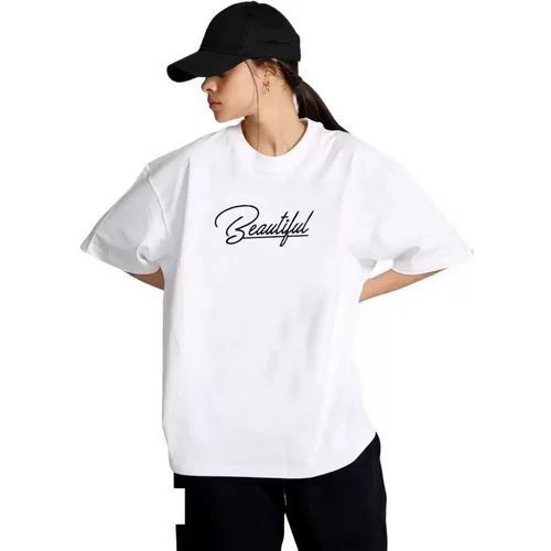 Ladies Slim Fit White T-Shirt