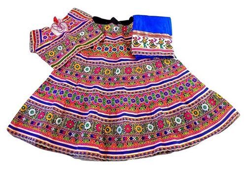 Navratri Chaniya Choli - Decoration Material: Ribbons