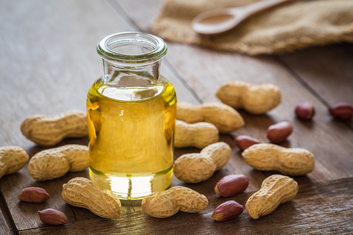 Peanut Oil - 100% Purity Light Yellow Liquid Mild Nutty Flavor | High Smoke Point for Frying Rich in Monounsaturated Fats Long Shelf Life