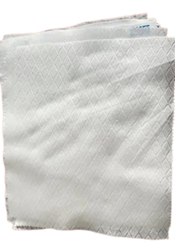 Plain Spunlace Viscose Fabric - 120 GSM, 16 Inch Square, White Color | Machine Washable, Ideal for Textiles