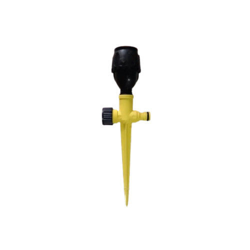 Sprinkler Irrigation System - Mild Steel, Yellow and Black | Wall Mounted, Portable, Eco Friendly, Suitable for All Types of Irrigation