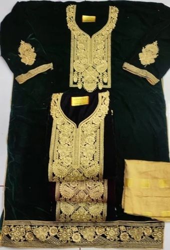 Velvet Heavy Embroidered Suit Set