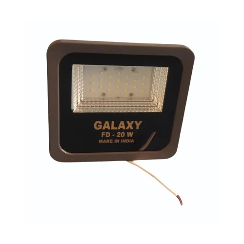 20W Down Choke LED Flood Light - Aluminium, IP33 Rated, White Color | Outdoor, Garden, Stadium Use, Electric Power Source