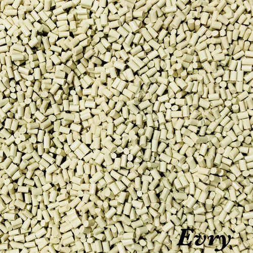 ABS Evry Granules - Recycled Industrial ABS Plastic , Eco-Friendly Ivory Color