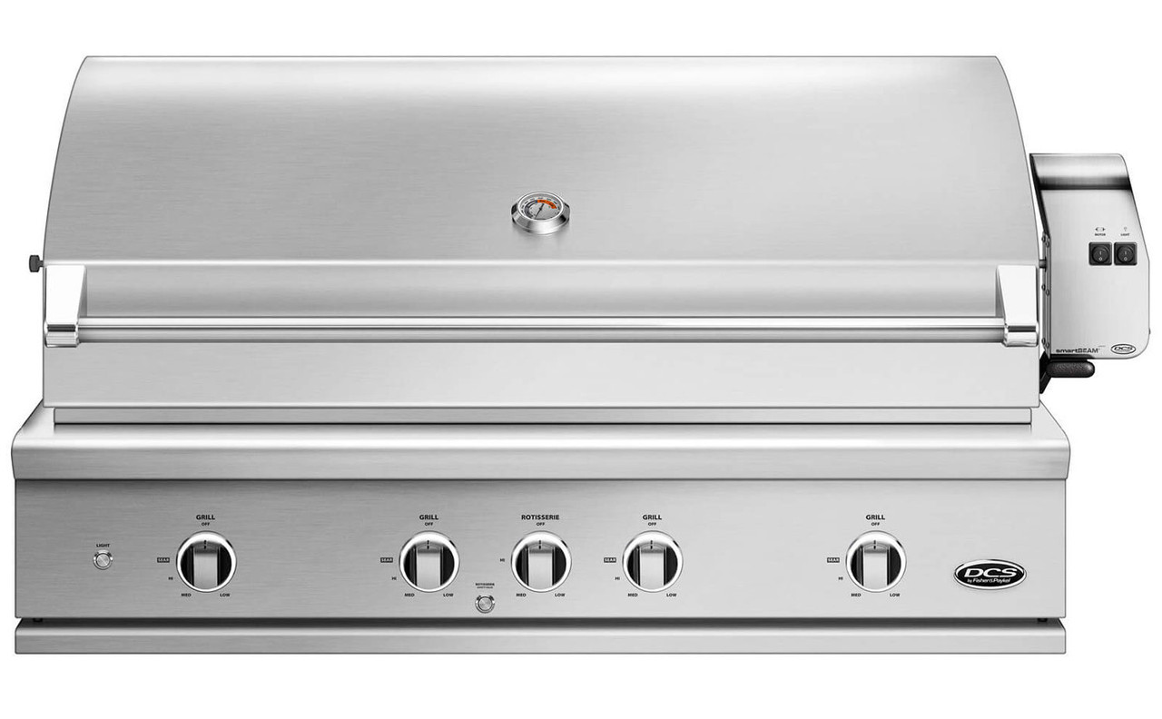 DCS 48" Built-In Stainless Steel Series 9 Natural Gas Grill With Rotisseries And Charcoal (BBQSUPPLIESDEPOT)