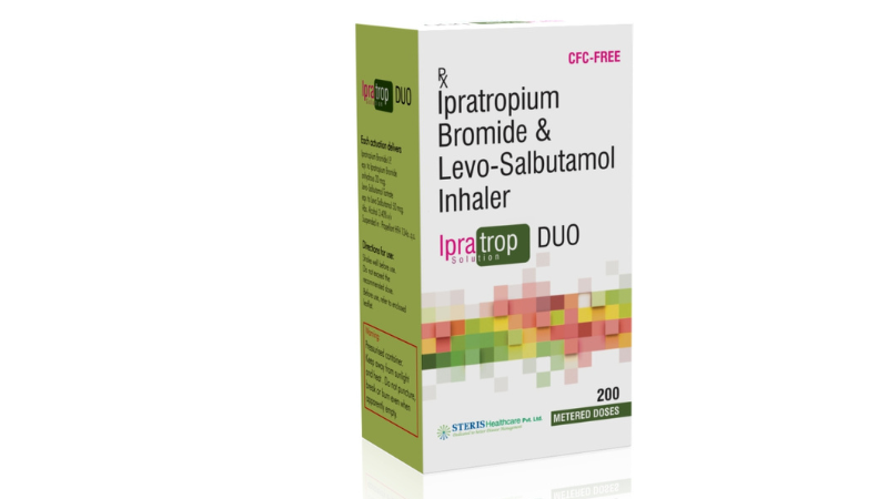 Ipratropium Bromide 20 Mcg Plus Levo-Salbutamol 50 Mcg Inhaler - Physical Form: Liquid