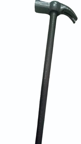 Iron Claw Hammer - Iron, 25 Inch Length, Black and Silver | Ergonomic Handle Design, Comfortable Grip, Impact-Resistant, Balanced Weight Distribution, Long-Lasting Durability