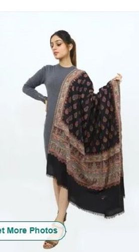 Ladies Black Woolen Shawl