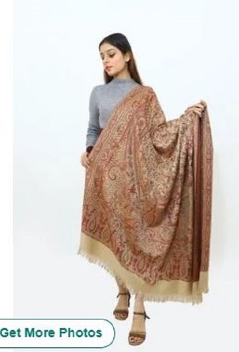 Ladies Printed Shawl - Excellent Finish, Smooth Touch, Various Sizes & Colors | Hygienic, No Color Fade, Perfect for Daily, Evening, Meditation, Prayer, Weddings
