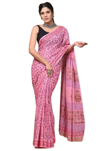 Ladies Cotton Mulmul Saree