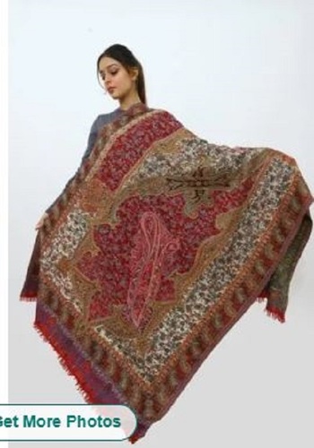 Ladies Pashmina Kanni Work Shawl