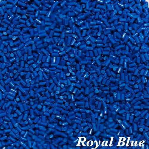 Royal Blue ABS Granules - Recycled Industrial Grade ABS Material | Eco-Friendly, High Quality for Plastic Industry Applications