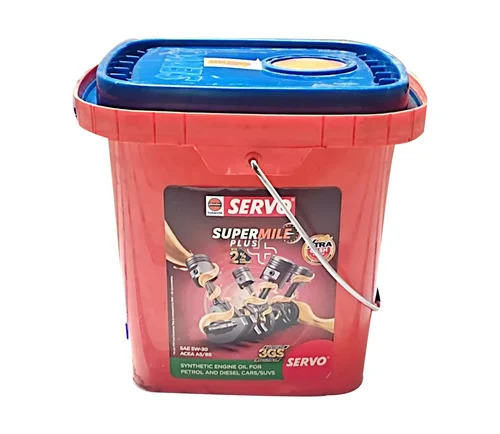 Servo Super Mile Plus Engine Oil - Color: Golden
