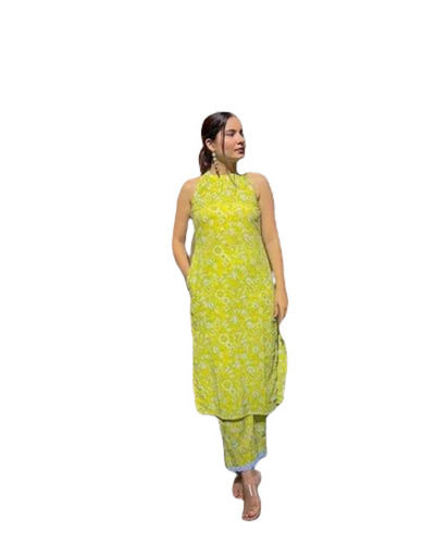 Sleeveless Cotton Kurti