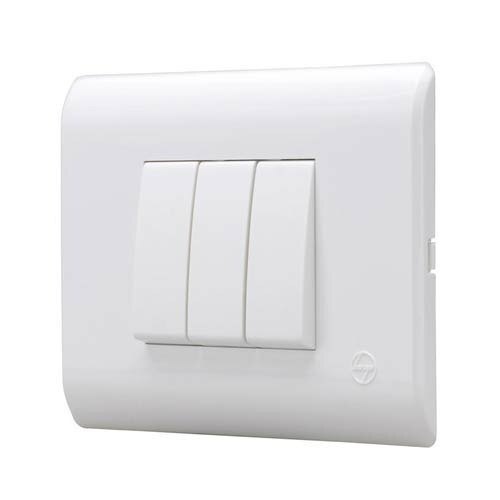 White Electrical On Off Switch - Polycarbonate, Multiple Sizes, White | Durable Design, User-Friendly Operation, High Safety Standards